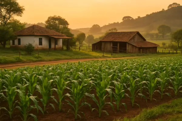 Rotina produtiva guiada por ciclos naturais que define o tempo e estrutura as tarefas no campo 