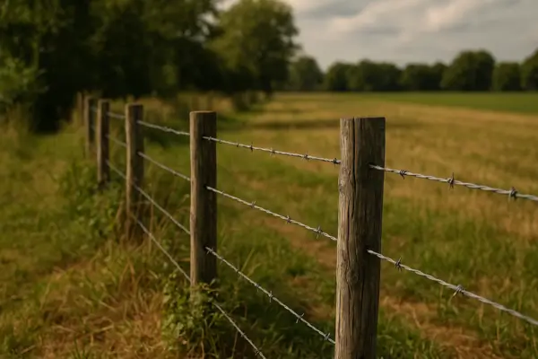 Cuidados com cercas no campo para manter limites, segurança e rotina organizada