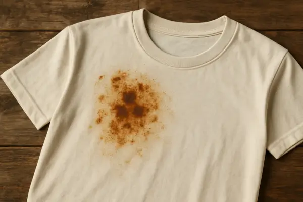 Como tirar ferrugem de roupa