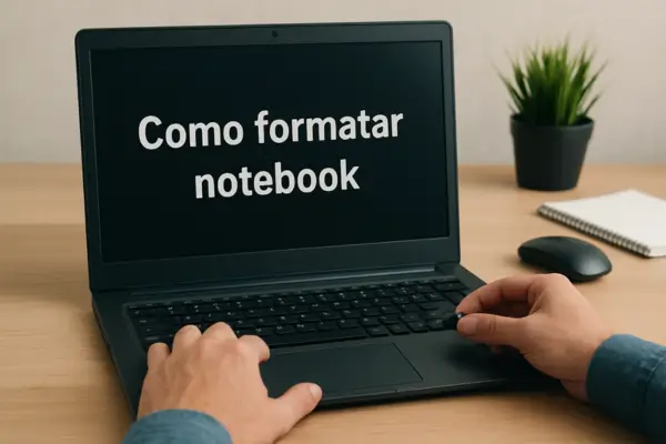 como formatar notebook